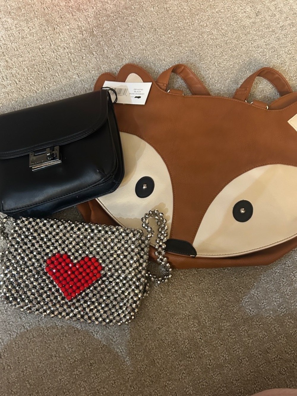 Fox Face Brown Faux Leather bundle (3)